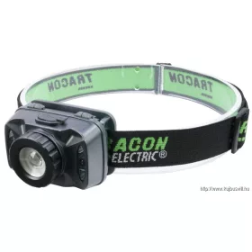   TRACON HL300B Fejlámpa, akkumulátoros, mozgásérzékelős kapcsolással 10 W, 600 lm, 5 h, 3,7 V, 1800 mAh, Li-Po