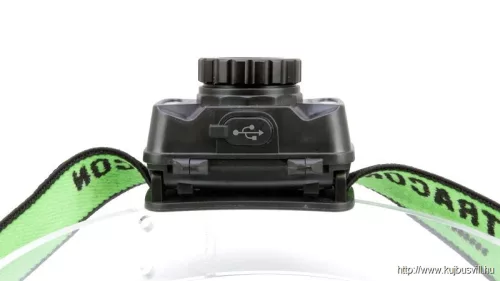 TRACON HL300B Fejlámpa, akkumulátoros, mozgásérzékelős kapcsolással 10 W, 600 lm, 5 h, 3,7 V, 1800 mAh, Li-Po