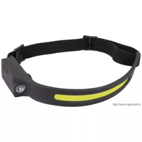   TRACON HLCOB5W Fejlámpa, akkumulátoros, mozgásérzékelős kapcsolással 5/3 W, 350/120lm, 3 h, 3,7 V, 1200 mAh, Li-Po