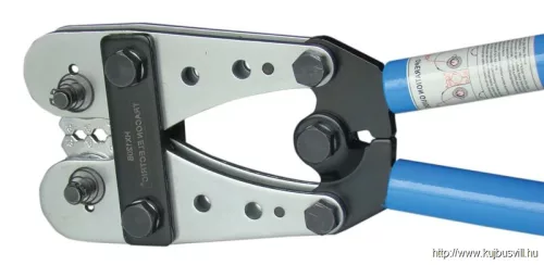 TRACON HX120B Présszerszám szigeteletlen kábelsarukhoz, forgatható bélyeg 10-120mm2