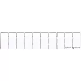   TRACON J10 Jelölőlapka TSKA, TSKB sorozatkapocshoz, (10 modul), W=10mm TSKA10.,TSKA16.,TSKA35.,TSKA50.,TSKA95.,TSKA150.,TSKA240.