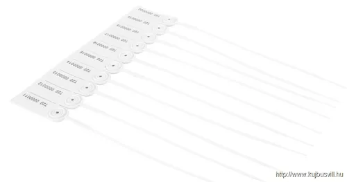 TRACON JPL120 Jelölő plomba (20db) PP; steel lock; L=230mm