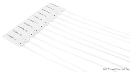 TRACON JPL220 Jelölő plomba (20db) PP; steel lock; L=330mm