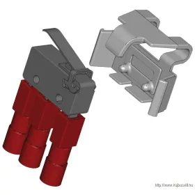   TRACON K-KETO-123 Mechanikus biztosító ellenőrző 1-3, AC250V, 10/3A (ohm/ind)