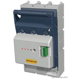   TRACON KETO-3-3/F/ES10 Szakaszolókapcsoló-biztosító,szerelőlapra, lapos csatlakozó 500VAC, 630A, 3P, NH3, M8