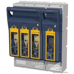   TRACON KETO-3-4/F Szakaszolókapcsoló-biztosító,szerelőlapra, lapos csatlakozó 690VAC, 440VDC, 630A, 4P, NH3