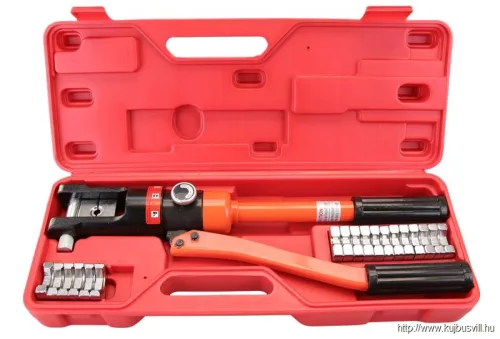 TRACON KHP240 Kézi hidraulikus présszerszámkábelsarukhoz, táska+10 bélyeg 16-240mm2