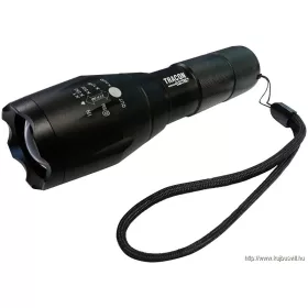   TRACON KL600B Akkumulátoros ledes kézi lámpaállítható fókusszal 4,5 W, 500 lm, 3 h, 3,7 V, 1500 mAh 18650 Li-Ion