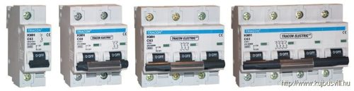 TRACON KMH-1100 Kismegszakító, nagyáramú, 1 pólus, C karakterisztika 100A, 6kA