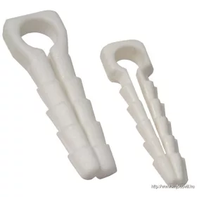 TRACON KRT Kábelrögzítő tipli d=6mm, PP