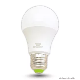   TRACON LA6010NW Gömb burájú LED fényforrás 230 V, 50 Hz, 10 W, 4000 K, E27, 935 lm, 200°, A60, EEI=F