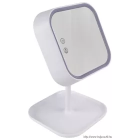   TRACON LALCM8W Sminktükör LED világítással 100-240 VAC, 50Hz, 8 W, 150 lm, 6000 K,3,7V 1000mAh Li-Ion