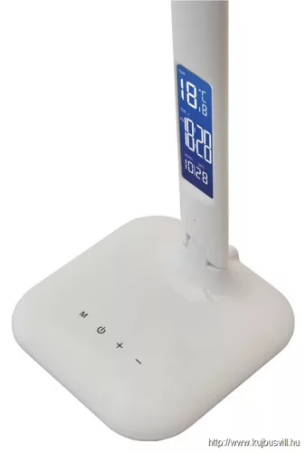 TRACON LALD4W LED asztali lámpa, szab. fényerő és színhőm., LCD kijelző 100-240 V, 50 Hz, 4 W, 2700-6000 K, EEI=G