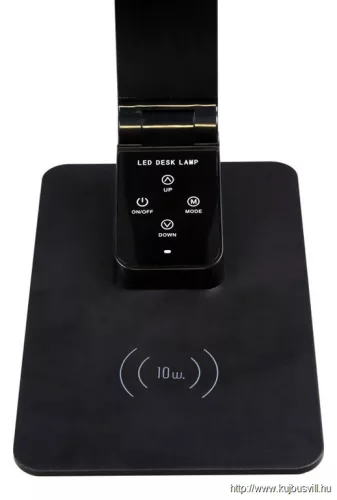 TRACON LALW10W LED asztali lámpa,szab.fényerő,színhőm,vezetéknélk.töltő 100-240V, 50HZ, 9,5W, 420lm, 3000-6000K, EEI=G