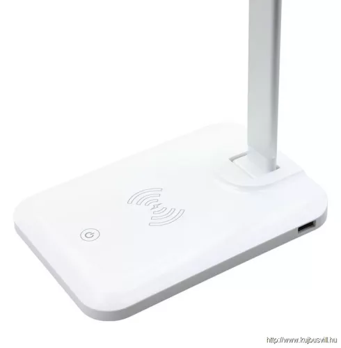 TRACON LALW5W LED asztali lámpa,szab.fényerő,színhőm,vezetéknélk.töltő 100-240V, 50HZ, 5W, 250lm, 2700-5700K, EEI=G