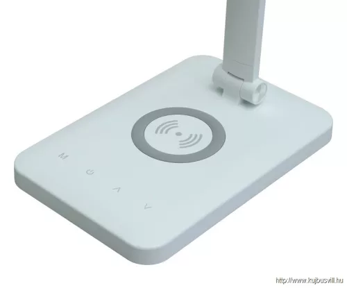 TRACON LALW7W LED asztali lámpa,szab.fényerő,színhőm,vezetéknélk.töltő 100-240V, 50HZ, 7W, 550lm, 2700-5700K, EEI=G