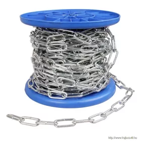   TRACON LANC4 Hosszúszemű lánc, 4-es, horganyzott 4x16x40mm