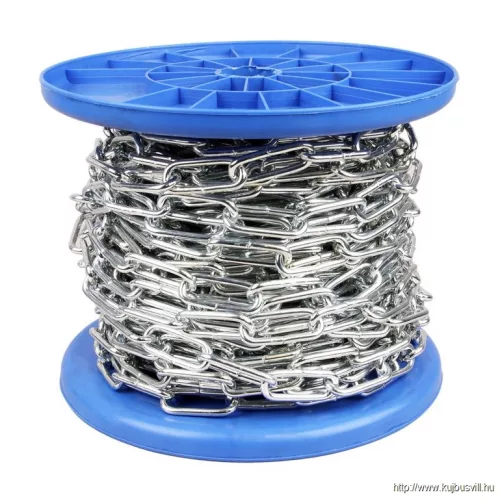 TRACON LANC6 Hosszúszemű lánc, 6-os, horganyzott 6x24x54mm