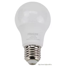   TRACON LAS607W Gömb burájú LED fényforrás SAMSUNG chippel 230V,50Hz,7W,3000K,E27,600 lm,200°,A60,SAMSUNG chip, EEI=F