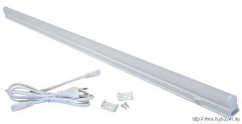 TRACON LBV5NW LED T5 bútorvilágító, sorolható 230 V, 50 Hz, 5 W, 400 lm, 4500 K, 30 cm, EEI=G