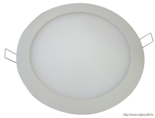 LED-DL-12NW Beépíthető LED mélysugárzó, kerek, fehér 220-240 VAC, 12 W, 1160 lm, D=168 mm, 4000 K, IP40, EEI=F