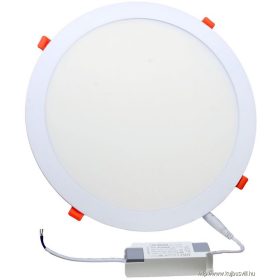   TRACON LED-DL-21NW Beépíthető LED mélysugárzó, kerek, fehér 230 VAC 50Hz, 21 W, 2155 lm, D=300 mm, 4000 K, IP40, EEI=F