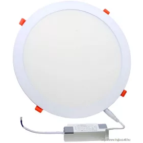   TRACON LED-DL-21WW Beépíthető LED mélysugárzó, kerek, fehér 230 VAC 50Hz, 21 W, 2155 lm, D=300 mm, 2700 K, IP40, EEI=F