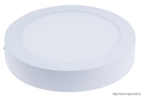 LED-DLF-12NW Falon kívüli LED mélysugárzó, kerek, fehér 85-265 VAC, 12 W, 800 lm, D=175 mm, 4000 K, IP20, EEI=G