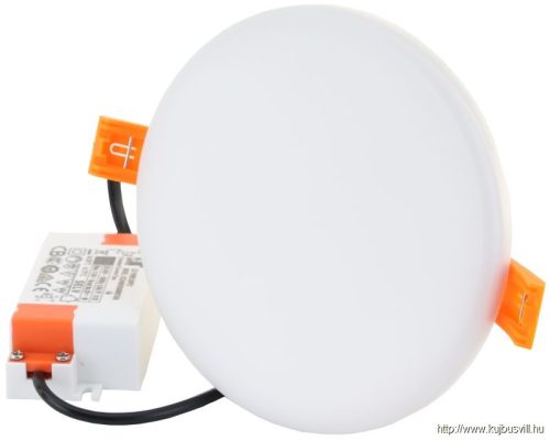 TRACON LED-DLIP-10NW Védett, beépíthető LED mélysugárzó, kerek 230 VAC, 10 W, 4000 K, 800 lm, IP66,D=125mm, EEI=G