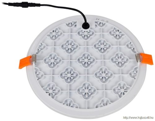 TRACON LED-DLIP-10NW Védett, beépíthető LED mélysugárzó, kerek 230 VAC, 10 W, 4000 K, 800 lm, IP66,D=125mm, EEI=G