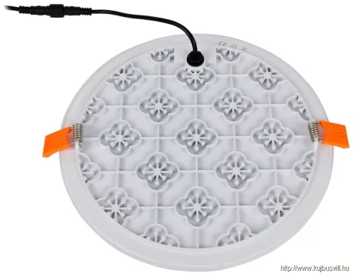 TRACON LED-DLIP-20NW Védett, beépíthető LED mélysugárzó, kerek 230 VAC, 20 W, 4000 K, 1620 lm, IP66,D=185mm, EEI=G