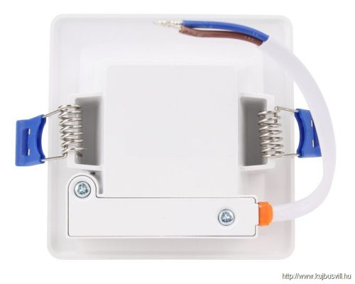 TRACON LED-DLNS-3NW Kompakt beépíthető LED mélysugárzó SAMSUNG chippel 230 VAC, 3W, 240 lm, D=86×86 mm, 4000 K, IP20, EEI=G