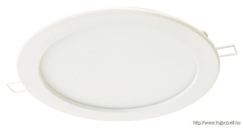 LED-DLV-18NW Védett, beépíthető LED mélysugárzó, fehér 230 VAC, 18 W, 4000 K, 1820 lm, IP44, D=220mm, EEI=F