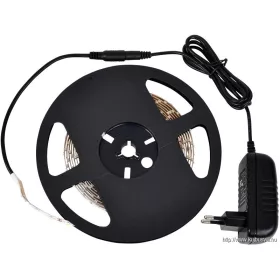   TRACON LED-SET-B-WW LED szalag szet, beltéri SMD3528,30LED/m,4,8W/m,120lm/m,W=8 mm,3000K,IP20, EEI=G