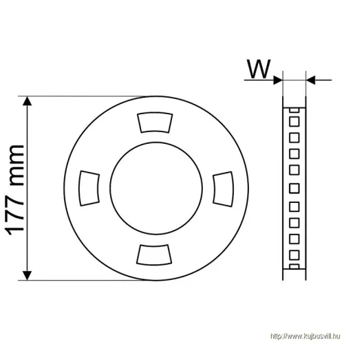 TRACON LED-SZH-96-WW LED szalag, beltéri SMD2835,120LED/m,9,6W/m,960lm/m,W=8mm,3000K,IP20,EEI=F