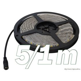   TRACON LED-SZK-144-WW LED szalag (5m/cs), kültéri SMD5050,60LED/m,14,4W/m,600lm/m,W=10mm,3000K,IP65,EEI=G