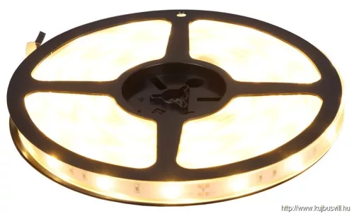 TRACON LED-SZTR-72-WW LED szalag, beltéri, takarítható, ragasztó nélküli SMD5050,30LED/m,7,2W/m,300lm/m,W=10mm,3000K,IP65,EEI=G