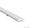 TRACON LEDSZPR2 Alumínium profil LED szalagokhoz, lapos, besüllyeszthető W=10mm, H=2m
