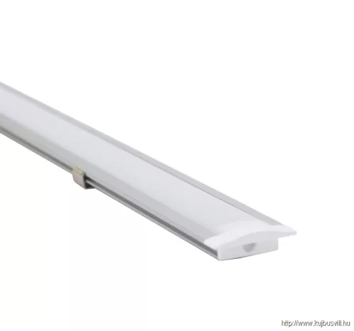 TRACON LEDSZPR Alumínium profil LED szalagokhoz, lapos, besüllyeszthető W=10mm, H=1m