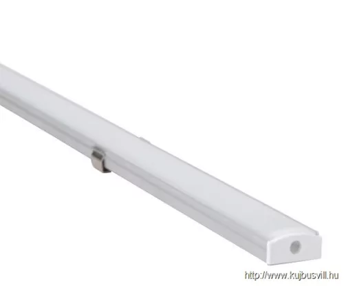 TRACON LEDSZPS102 Alumínium profil LED szalagokhoz, lapos W=10mm, H=2m
