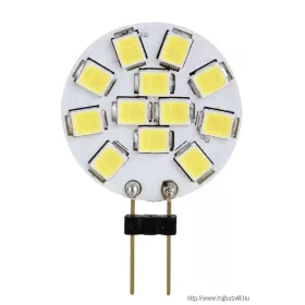   TRACON LG4K2NW LED fényforrás 12 VAC/DC, 2 W, 4000 K, G4, 140 lm, 180°, EEI=G