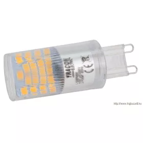   TRACON LG9H4W LED G9 fényforrás alumínium házzal 230 VAC, 4 W, 2700 K, G9, 350 lm, 200°, EEI=F