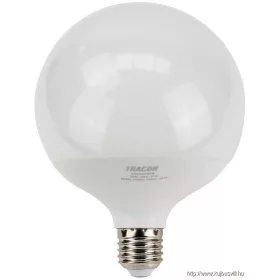   TRACON LGS12018NW Gömb burájú LED fényforrás SAMSUNG chippel 230V,50Hz,18W,4000K,E27,1820lm,270°,G120,SAMSUNG chip, EEI=F
