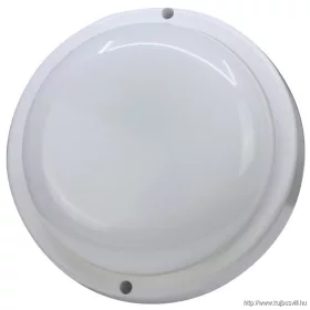   TRACON LHDK8NW Műanyag házas LED hajólámpa, kerek forma 230 VAC, 50 Hz, 8 W, 640 lm, 4000 K, IP44, EEI=G