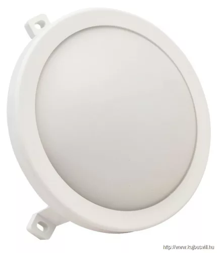 TRACON LHLMK6NW Műanyag házas LED hajólámpa, kerek forma 230 V, 50 Hz, 6 W, 420 lm, 4000 K, IP54, EEI=G