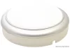 TRACON LHLMKS15NW Műanyag házas LED hajólámpa ezüst kerettel, kerek 230 V, 50 Hz, 15 W, 4000 K, 1050 lm, IP54, ABS+PC, EEI=G