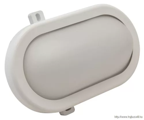 TRACON LHLMO6NW Műanyag házas LED hajólámpa, ovális forma 230 V, 50 Hz, 6 W, 420 lm, 4000 K, IP54, EEI=G