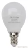 TRACON LMGS458NW Gömb burájú LED fényforrás SAMSUNG chippel 230V,50Hz,8W,4000 K,E14,720lm,180°,G45,SAMSUNG chip, EEI=F
