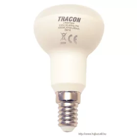   TRACON LR507NW LED reflektorlámpa 230 V, 50 Hz, E14, 7 W, 470 lm, 4000 K, 120°, EEI=G