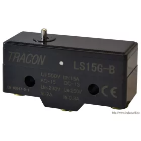   TRACON LS15G-B Helyzetkapcsoló, ütközős 1xCO, 2A/230V AC-15, 0,3A/250V DC-13 IP00